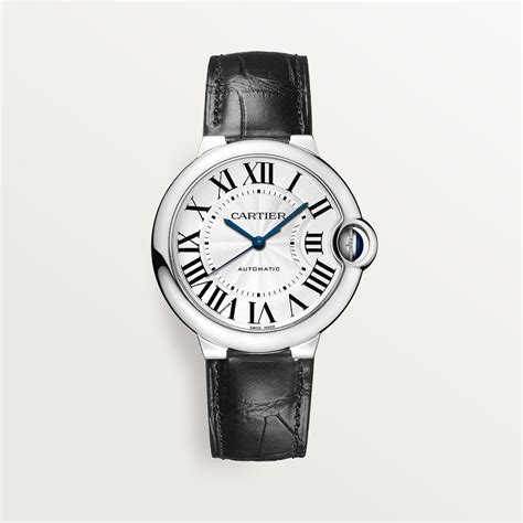 bracelet cuir montre cartier femme|cartier leather watch straps.